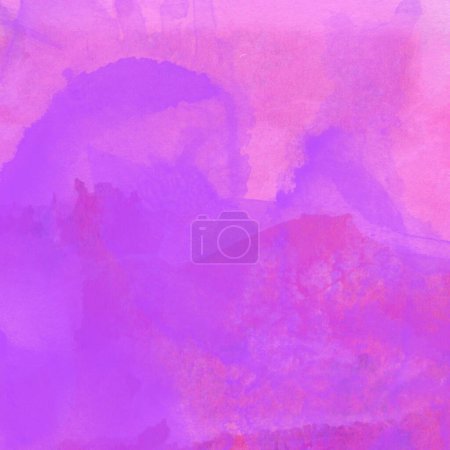 Photo for Abstract watercolor pattern with violet and purple tones - Royalty Free Image