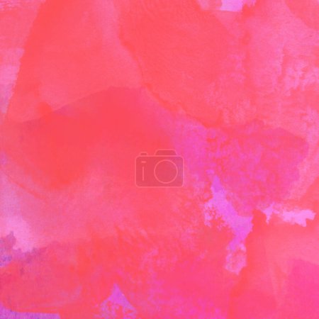 Foto de Elegante fondo de patrón de acuarela grunge hecho de varios tonos de colores rojo y rosa - Imagen libre de derechos