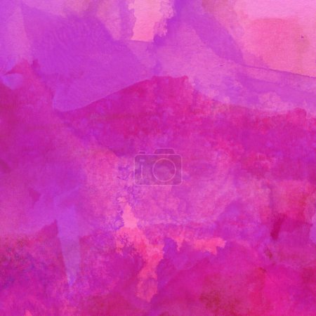 Foto de Patrón de acuarela con colores violeta, azul y rosa - Imagen libre de derechos