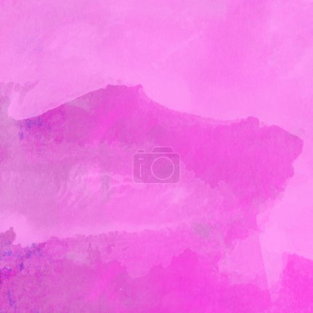 Photo for Abstract watercolor pattern made of pink and violet smudges - Royalty Free Image