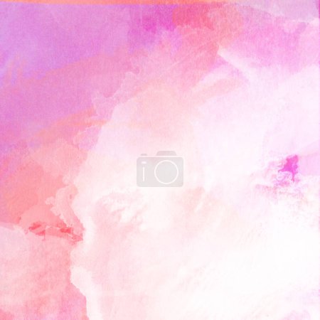 Foto de Fondo de acuarela grunge abstracto hecho de colores rojo, violeta y gris - Imagen libre de derechos