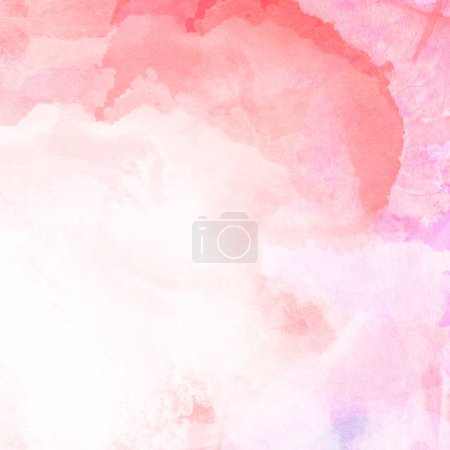 Photo for Abstract grunge watercolor background made of red, violet and grey colors - Royalty Free Image