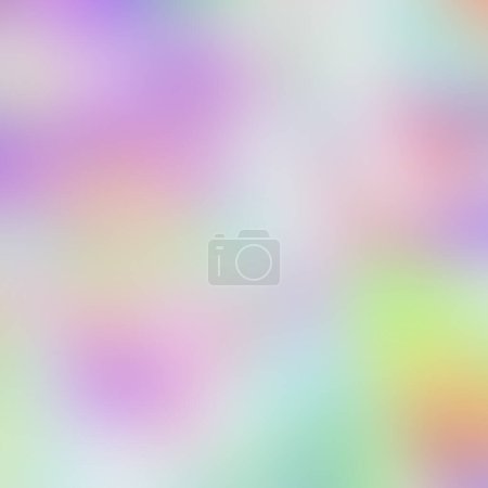 Photo for Stylish watercolor background with blurred washes of purple, blue, green, yellow and pink colors. - Royalty Free Image