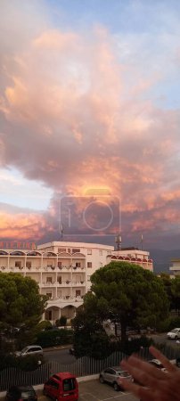 Photo for Beautiful sunset sky view - Royalty Free Image