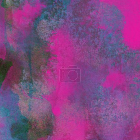Photo for Abstract watercolor design wash aqua painted texture close up. - Royalty Free Image