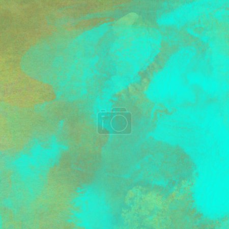 Photo for Abstract watercolor design wash aqua painted texture close up. - Royalty Free Image