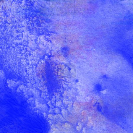 Téléchargez les photos : Aquarelle abstraite design laver aqua texture peinte fermer. - en image libre de droit
