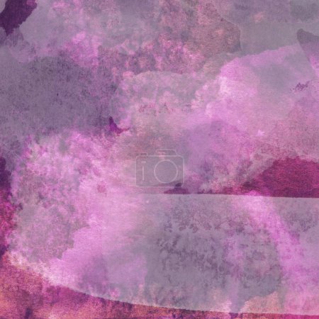 Foto de Abstracto rosa acuarela diseño lavado aqua pintado textura de cerca. Fondo minimalista y de lujo. - Imagen libre de derechos