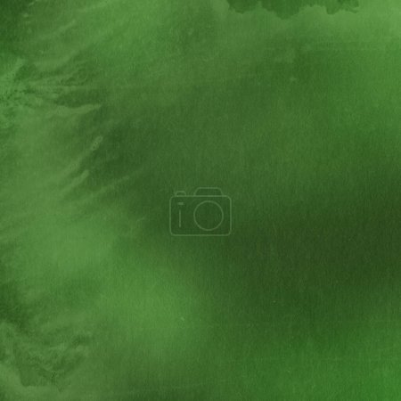 Foto de Diseño de acuarela verde abstracto. Textura pintada con agua, de cerca. Fondo minimalista. - Imagen libre de derechos