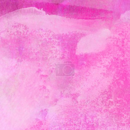 Photo for Abstract pink watercolor design. Aqua painted texture, close up. Minimalistic background. - Royalty Free Image