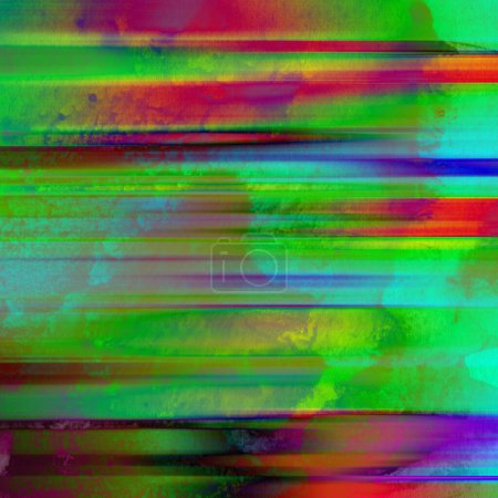 Téléchargez les photos : Aquarelle rayures fond. Dusted Holographic Abstract Multicolore Arrière-plan Photo Overlay, Mode écran pour Vintage Retro Looking, Rainbow Light Leaks Prism Colors, Tendance Design Creative Defocused Effect, Blurred Glow Vintage - en image libre de droit