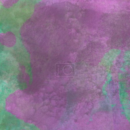 Foto de Abstracto lila acuarela diseño lavado aqua pintado textura de cerca. Fondo minimalista y de lujo. - Imagen libre de derechos