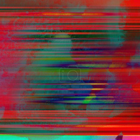 Foto de Acuarela rayas fondo. Polvo holográfico abstracto multicolor fondo foto superposición, modo de pantalla para vintage retro buscando, arco iris luz fugas prisma colores, tendencia diseño creativo efecto desenfocado, difuminado brillo Vintage - Imagen libre de derechos