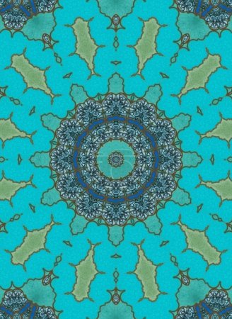 Téléchargez les photos : Abstrait coloré mandala fond design - en image libre de droit