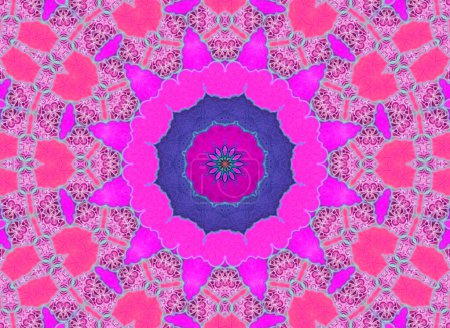 Abstract colorful mandala background design