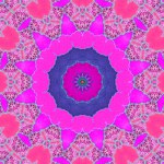 abstract colorful mandala background design 