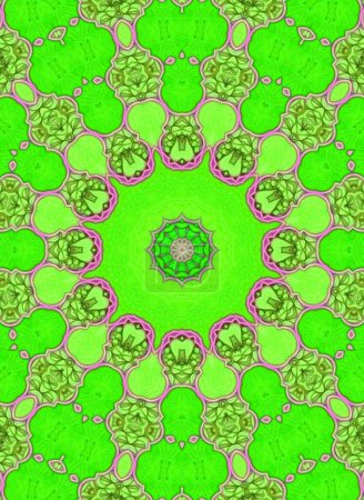 Photo for Abstract colorful mandala background design - Royalty Free Image
