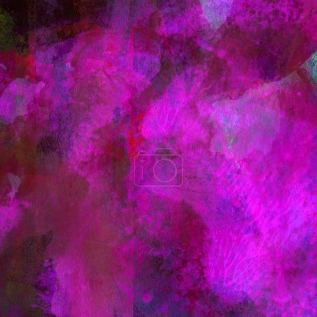 Foto de Abstracto púrpura acuarela diseño lavar aqua pintado textura de cerca. Fondo minimalista y de lujo. - Imagen libre de derechos