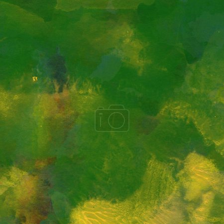 Foto de Abstract green watercolor design wash aqua painted texture close up. Minimalistic and luxury background. - Imagen libre de derechos