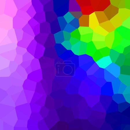 Foto de Fondo abstracto cristalizado colorido para su diseño - Imagen libre de derechos