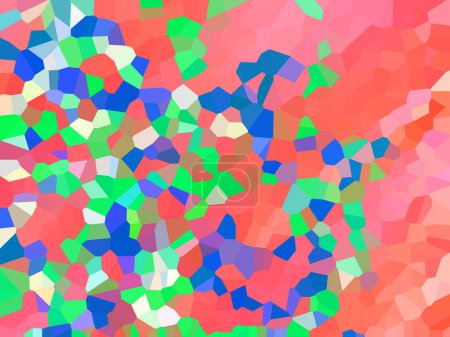 Foto de Fondo abstracto de formas geométricas poligonales coloridas - Imagen libre de derechos