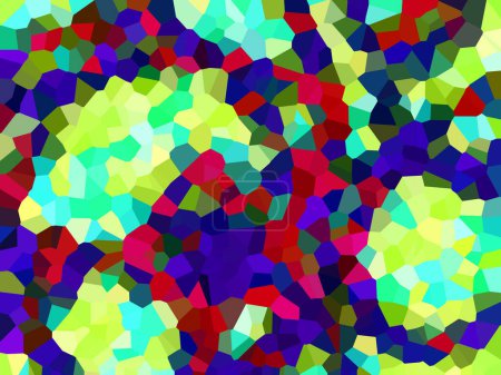 Téléchargez les photos : Fond abstrait de formes géométriques polygonales colorées - en image libre de droit