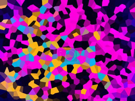 Foto de Fondo abstracto de formas geométricas poligonales coloridas - Imagen libre de derechos
