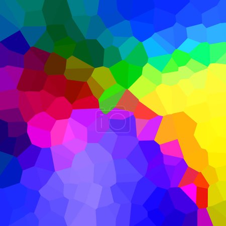 Photo for Colorful geometric background with crystallized mosaic - Royalty Free Image