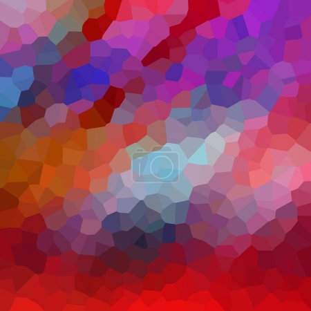 Photo for Colorful crystallized mosaic pattern, geometric background - Royalty Free Image