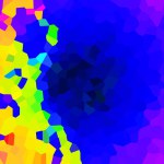 abstract multicolor crystallized background
