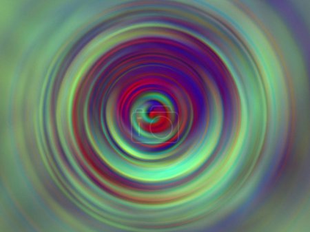 Téléchargez les photos : Doux effet de mouvement radial coloré. Fond arrondi abstrait. Multicolore gradient anneaux et cercles papier peint. - en image libre de droit
