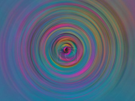 Foto de Suave efecto de movimiento radial colorido. Fondo redondeado abstracto. Gradiente multicolor anillos y círculos fondo de pantalla. - Imagen libre de derechos