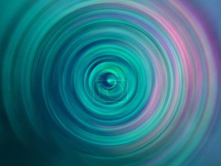 Foto de Suave efecto de movimiento radial colorido. Fondo redondeado abstracto. Gradiente multicolor anillos y círculos fondo de pantalla. - Imagen libre de derechos