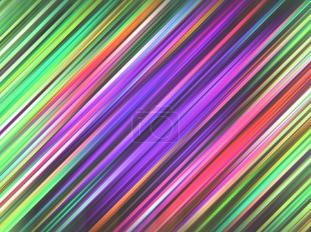Photo for Colorful diagonal stripes pattern background with blur and vintage effect. Striped pattern from thin diagonal stripes. - Royalty Free Image