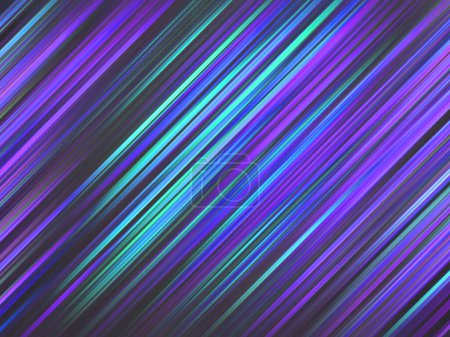 Photo for Colorful diagonal stripes pattern background with blur and vintage effect. Striped pattern from thin diagonal stripes. - Royalty Free Image