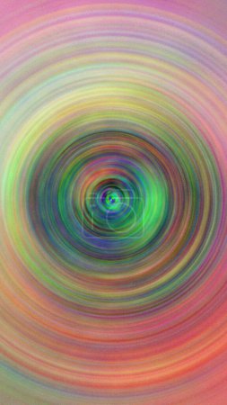 Photo for Colorful radial motion effect. Abstract rounded background. Multicolor gradient rings and circles wallpaper. - Royalty Free Image