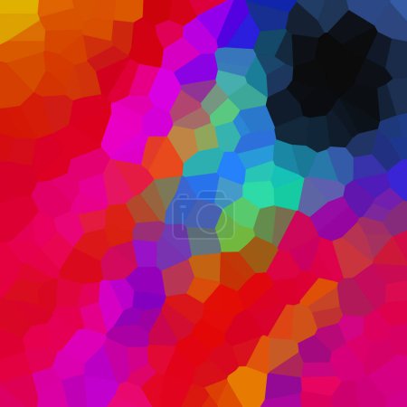 Foto de Fondo de cristales geométricos abstractos coloridos - Imagen libre de derechos