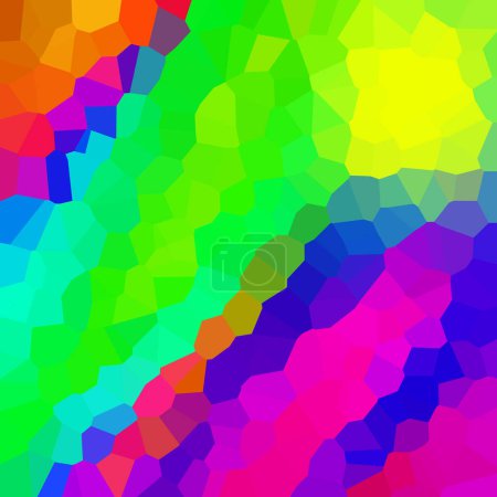 Téléchargez les photos : Fond abstrait coloré cristaux géométriques - en image libre de droit