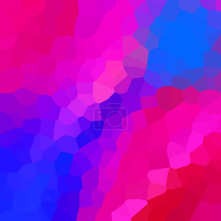 Foto de Fondo de cristales geométricos abstractos rojo, azul, rosa, púrpura - Imagen libre de derechos