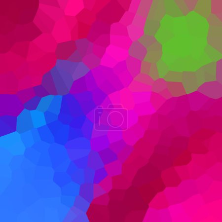 Photo for Colorful abstract geometric crystals background - Royalty Free Image