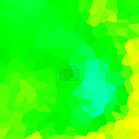 Foto de Fondo de cristales geométricos abstractos verdes, amarillos - Imagen libre de derechos