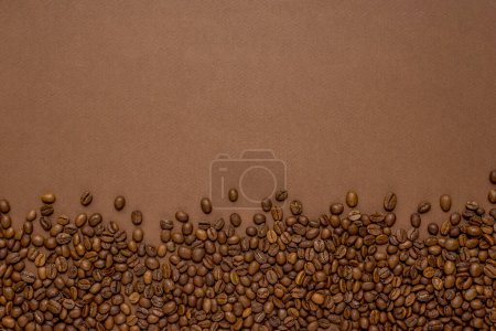 Foto de Fondo de granos de café. Granos de café. Textura de granos de café - Imagen libre de derechos