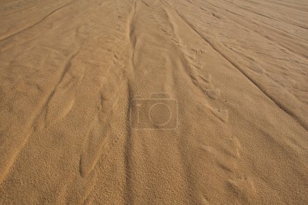 Photo pour Desert Sand Pattern à Abqaiq Dammam Arabie Saoudite. - image libre de droit