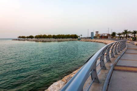 Photo for Morning view at Khobar seaside Saudi Arabia. - Royalty Free Image