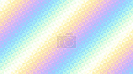 Illustration for Holographic foil Texture Illustrations. Diagonal gradient background. Abstract surface for design prints. Vector illustration - Royalty Free Image