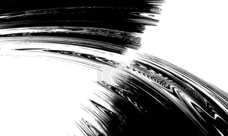 Téléchargez les photos : Noir sur fond blanc. Noir et blanc dissolvent l'effet de grunge. Illustration vectorielle - en image libre de droit