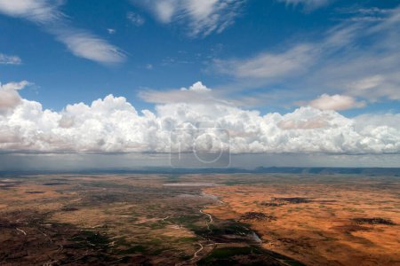 Foto de Formación de nubes sobre Darfur - Imagen libre de derechos