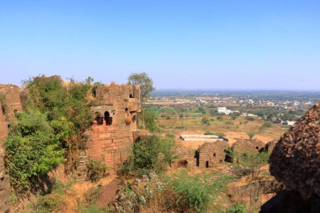 Foto de View from Bidar Fort, Karnataka in India - Imagen libre de derechos
