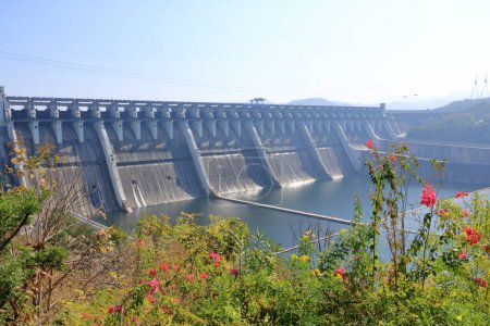Téléchargez les photos : Barrage Sardar Sarovar - Gujarat (Kevadia Gaam), Inde - en image libre de droit