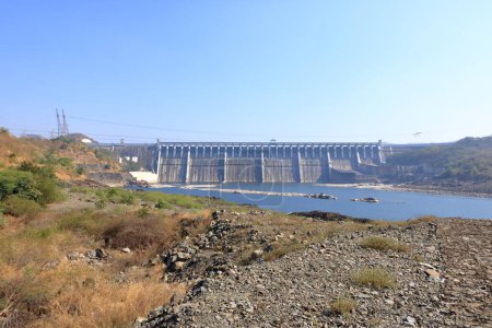 Téléchargez les photos : Barrage Sardar Sarovar - Gujarat (Kevadia Gaam), Inde - en image libre de droit